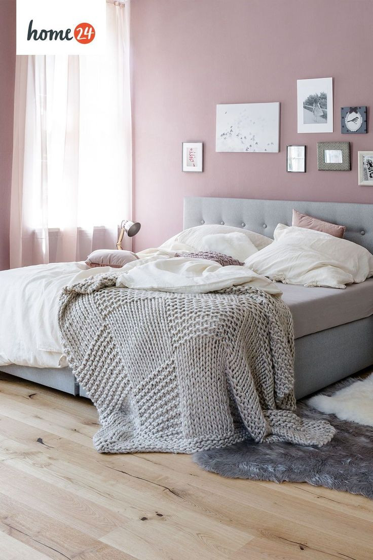 🌹 Ein Traum In Rosa Und Grau 💕 | Schlafzimmer Ideen Gemütlich in Schlafzimmer Grau Rosa